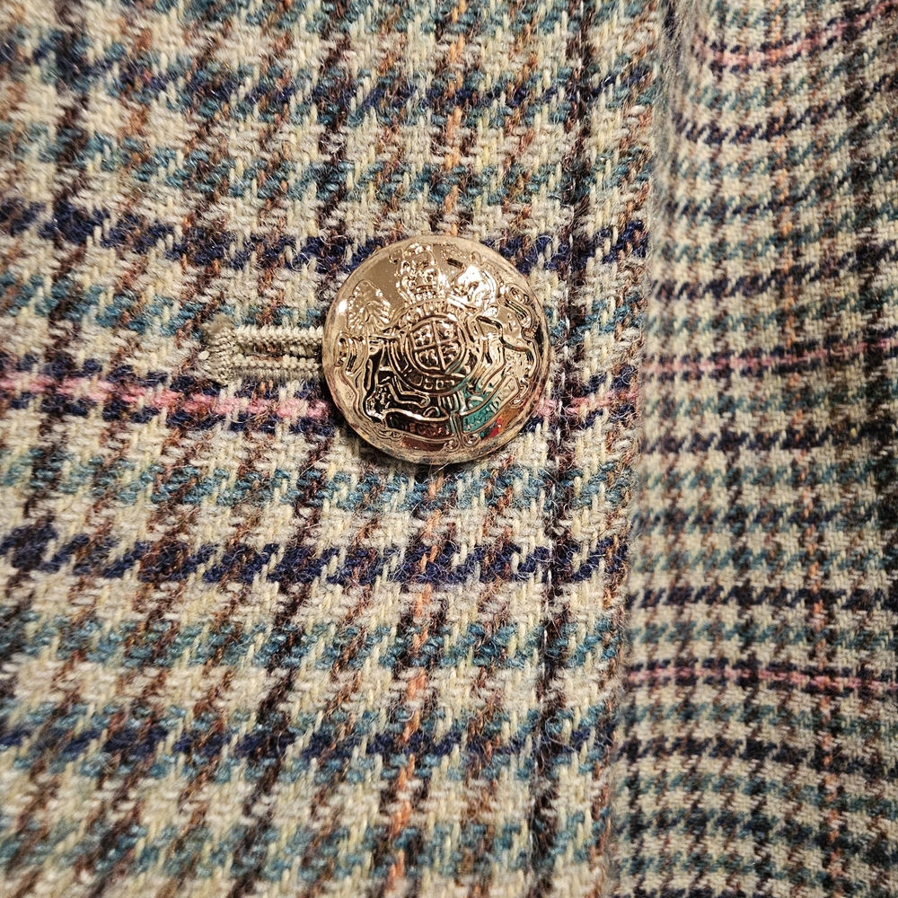 Equestrian Plaid Women's Jacket by Talbots 22W - Picture 4 of 10